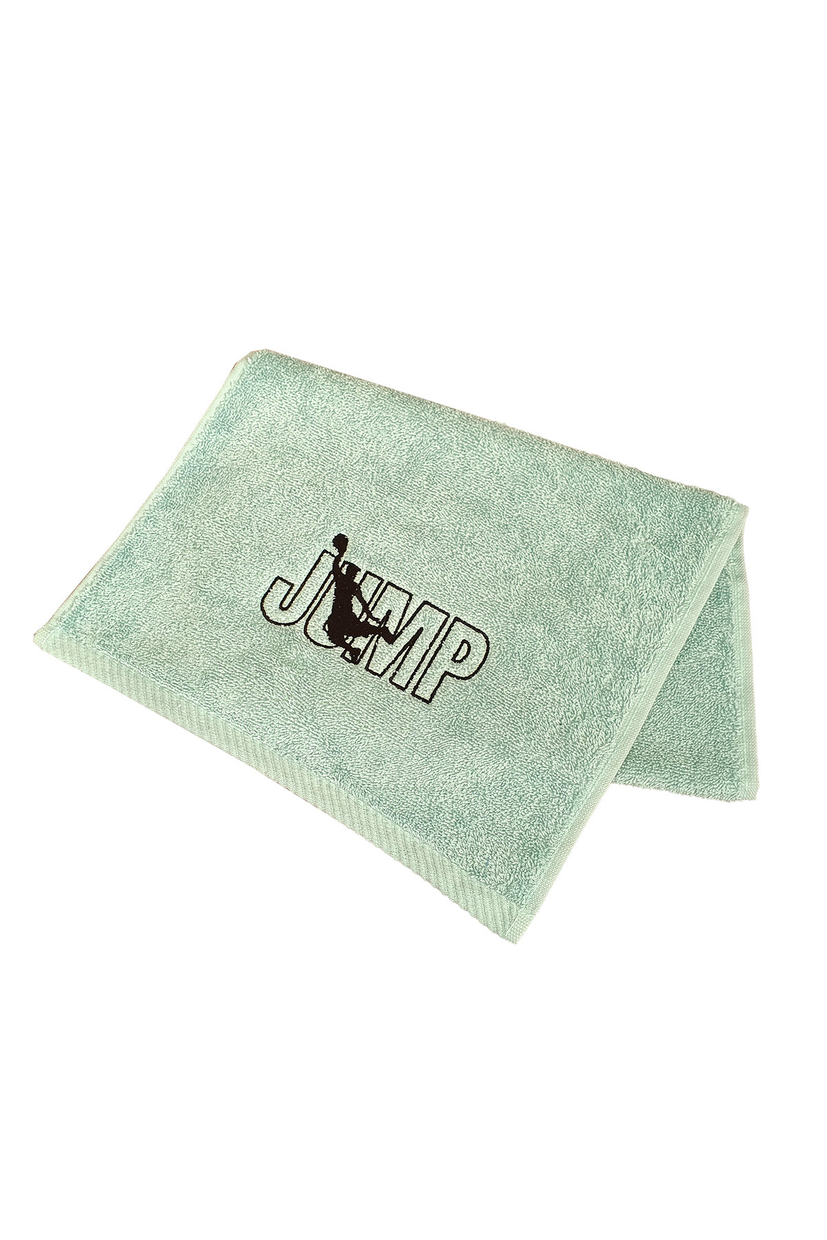 denizlicotton Nakışlı Sporcu Havlusu Pamuklu, Anti bakteriyel, Ter Emici Fitness Plates Boks Tenis Spor Havlusu - Görsel 2