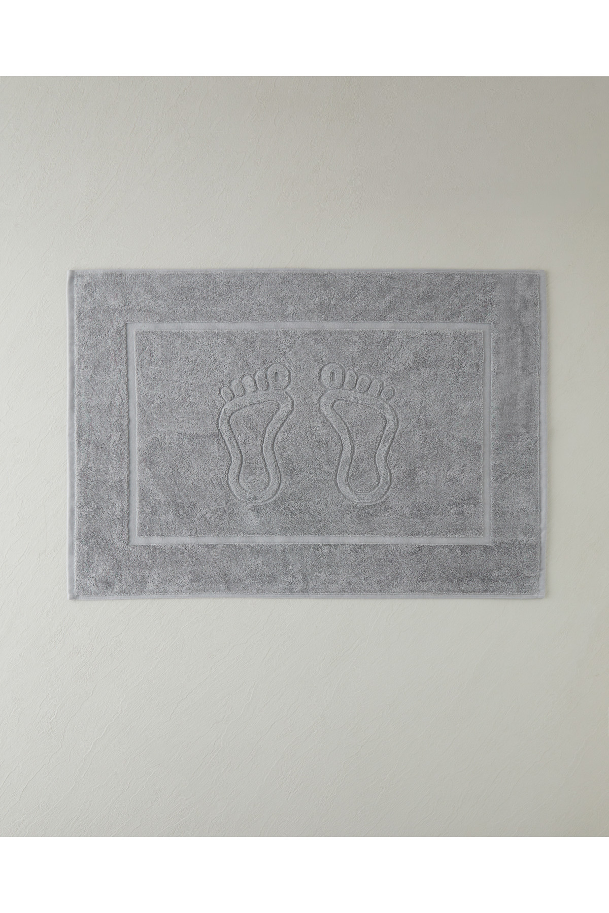English Home Soft Step Pamuk Ayak Havlusu 50x70 cm Gri