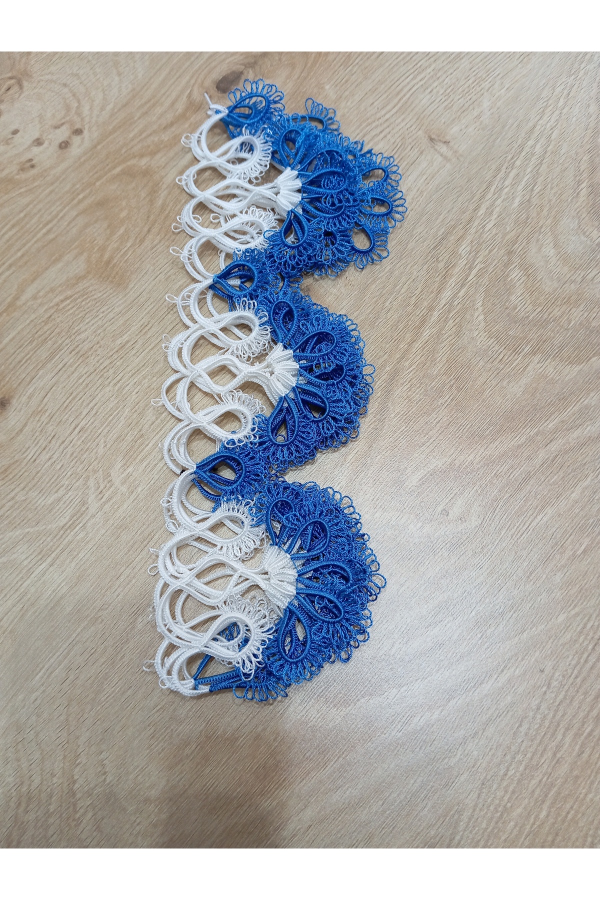 NUMİSTORE El örgüsü mekik oyası havlu kenarı - Görsel 2