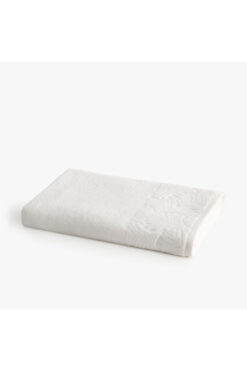 Green Black Fiorina Banyo Havlusu %100 Pamuk Jakarlı Krem 80x150 Cm 80x150 Krem