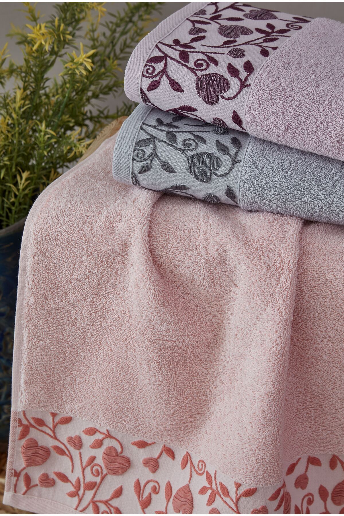 sarra 50x90 HÜRREM 3'LÜ HAVLU V2 - Görsel 2