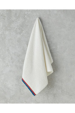 English Home Joyly Stripe Pamuklu Yüz Havlusu 50x80 cm Ekru