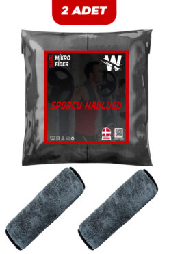 Wonkey Sporcu Havlusu - Fitness Antreman Havlusu 2 Adet , Mikrofiber Gym Boks Spor Havlusu 30x100 Cm