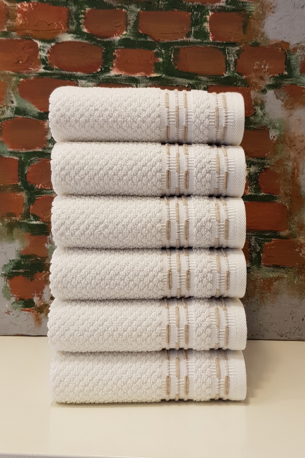 Özdilek Bronie 6'lı Havlu -bej