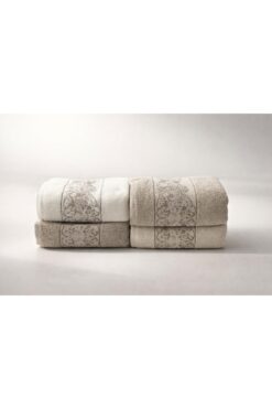 Pupilla Collection Zakkum %100 Pamuk 50*90 4'Lü Yüz Havlusu - Asorti