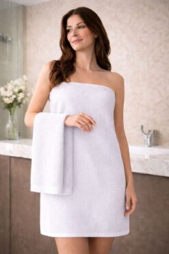 Elaganya beyaz havlu seti, pamuklu havlu, banyo havlusu, 50x90 havlu, 70x140 havlu, spa havlusu, otel havlu