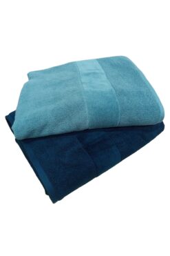 Özdilek 2 ADET Battal Boy(89x173cm) SVV Border Banyo Havlusu