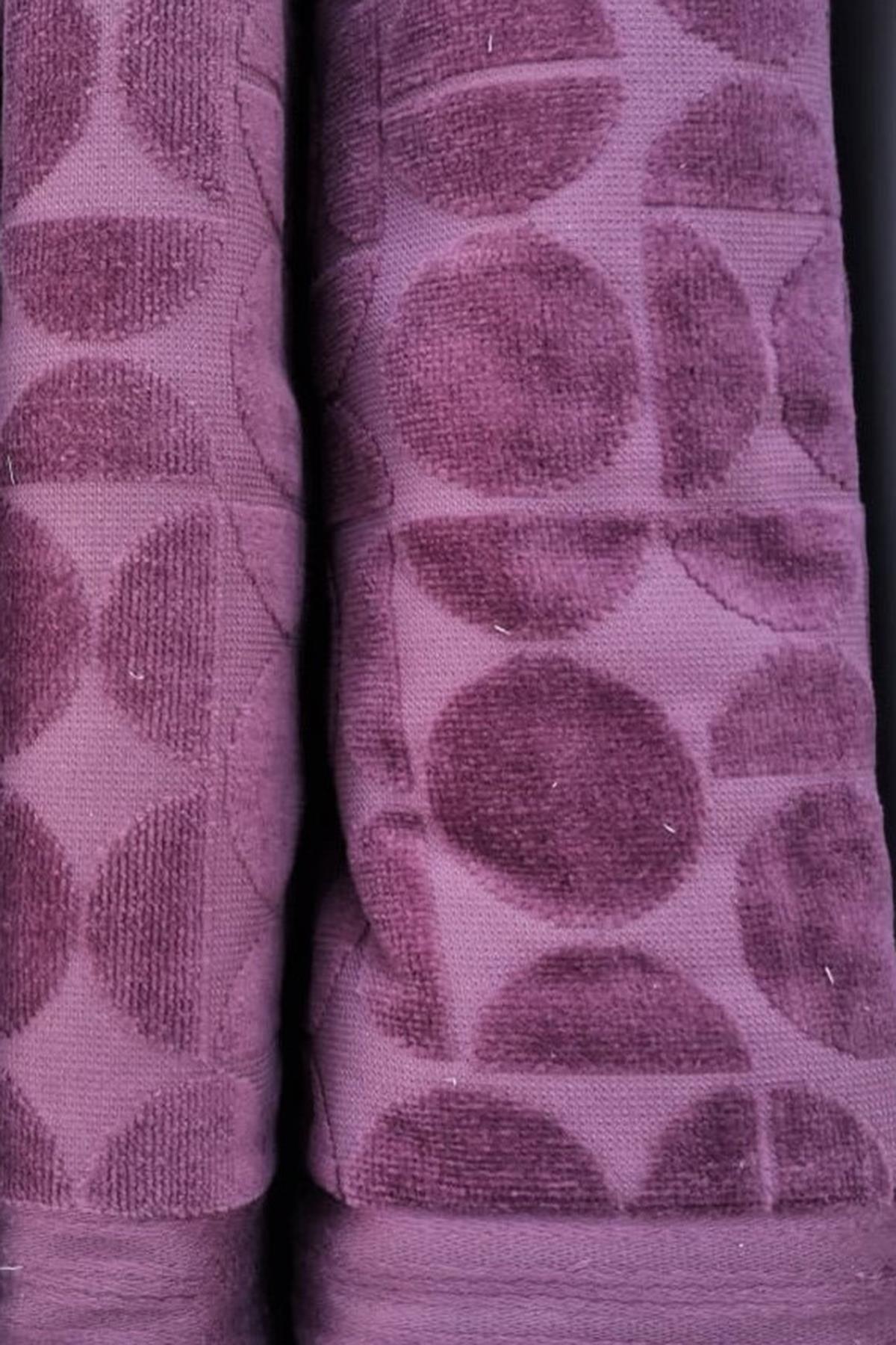 Özdilek Circular Best Set (HAMAM TAKIMI) Mürdüm-gri - Görsel 3