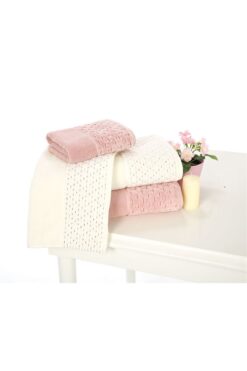 Özdilek Adria Best Set (Hamam Takımı) Krem.tarçın - Pembe