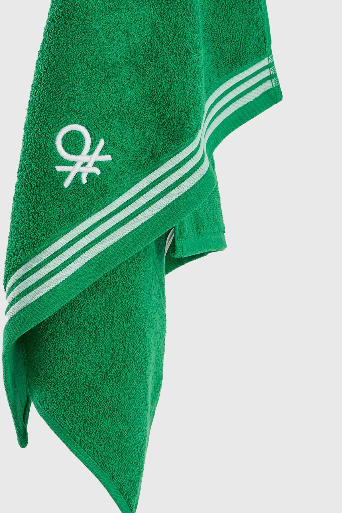 Benetton Home Be-0838-Gr %100 Pamuk Yeşil 30X50 Cm Misafir Havlusu - Görsel 2