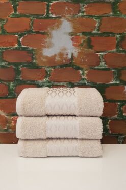 Özdilek Elissa Havlu 3 Adet - Taş