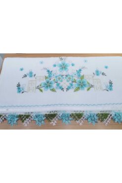 Firdevs moda çeyiz Çeyizlik İğne Oyalı Kadife Havlu