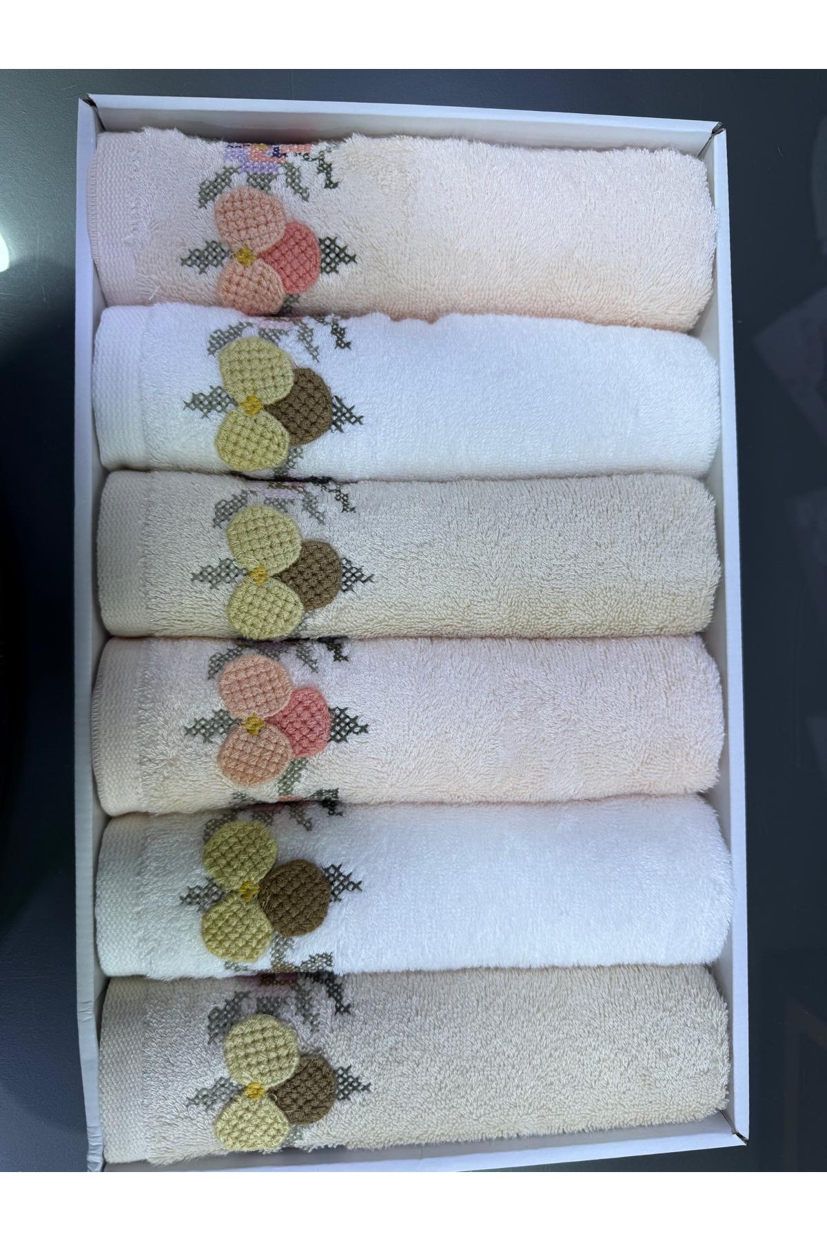 nat Nakışlı El&Yüz Havlusu