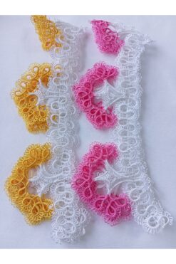 NUMİSTORE Mekik oyası ikili havlu kenarı