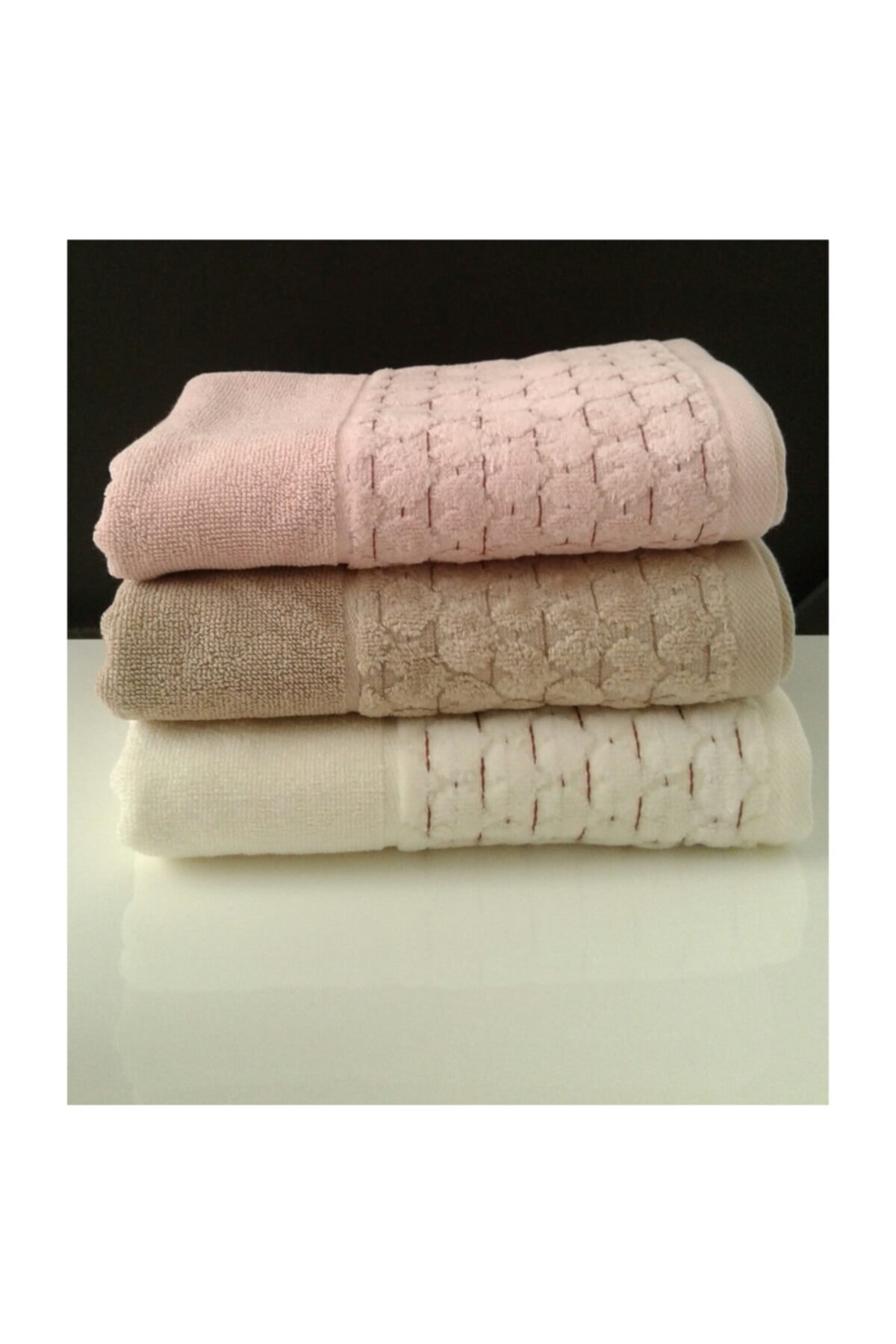 Özdilek ( 3 Adet ) Adria El Yüz Havlusu %100 Pamuk