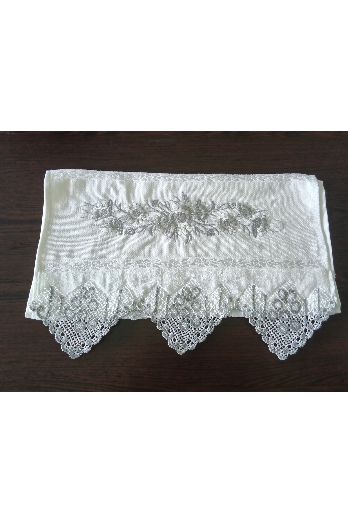 SENSSTEKSTİL 🌸dantel/ iğne oyası El Işlemeli Pamuklu Havluu – Kalitesiyle