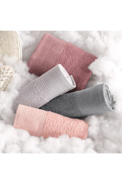 Lorateks Aura Ultrasoft 4'lü 50*90 Pamuk El Yüz Havlusu | Havlu & Havlu  Seti | Havlu | Havlu Takımı | Çeyiz