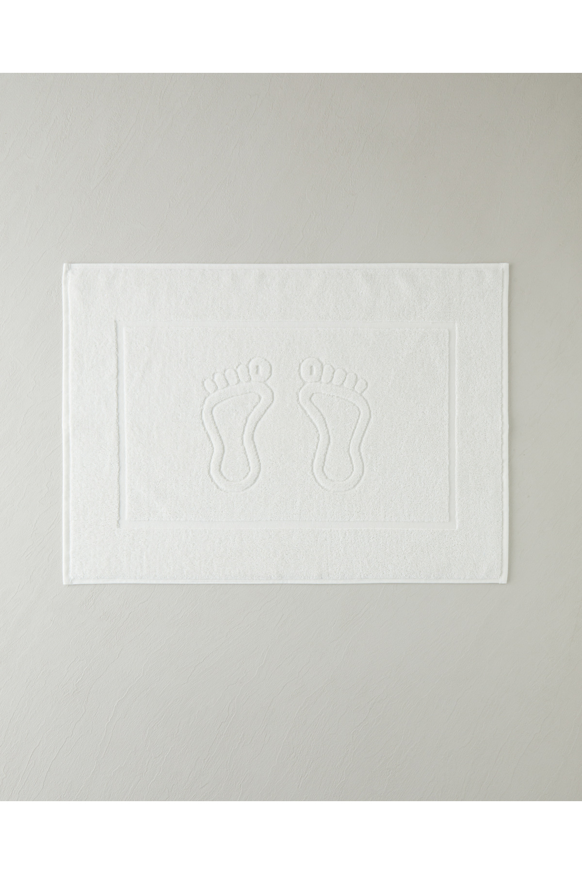 English Home Soft Step Pamuk Ayak Havlusu 50x70 cm Beyaz