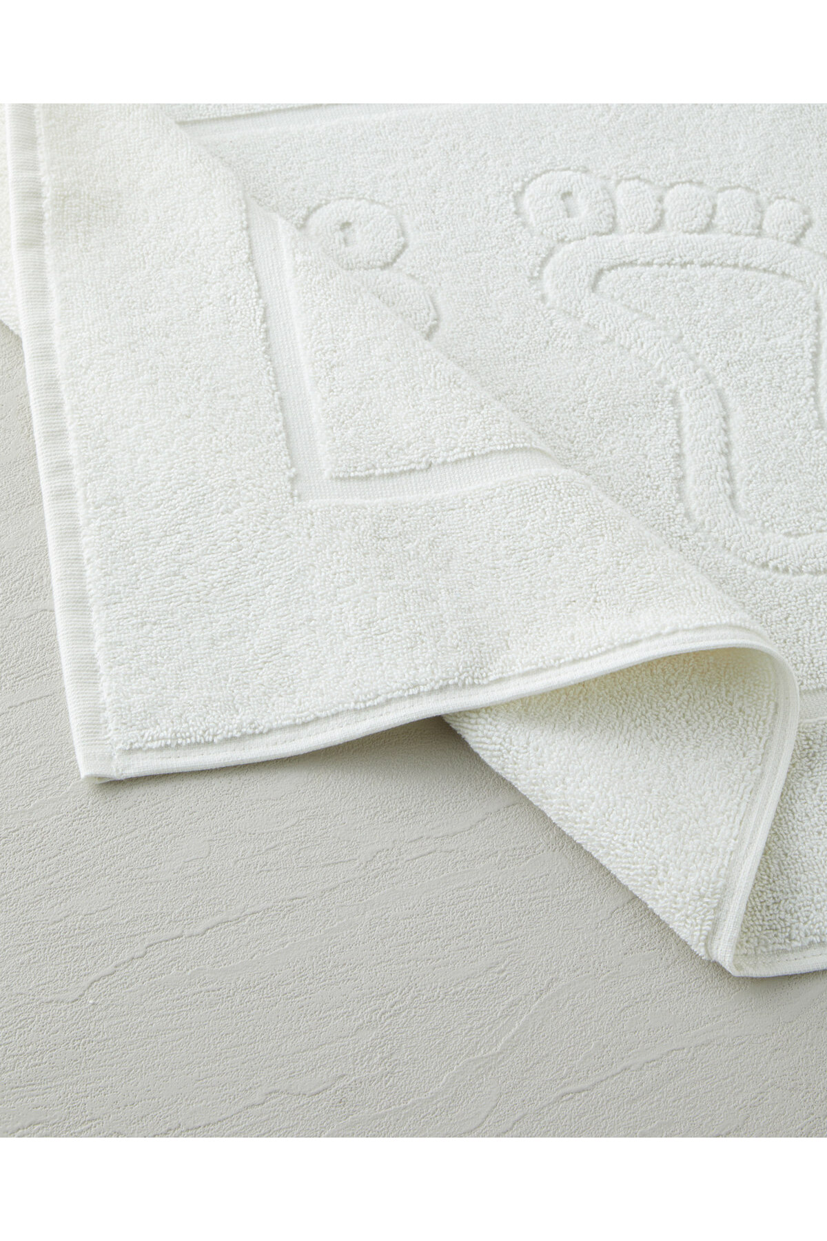 English Home Soft Step Pamuk Ayak Havlusu 50x70 cm Beyaz - Görsel 2