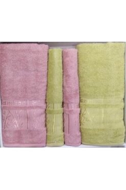 Pupilla Miasoft Hamam Takımı Silver Yeşil-lila