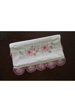 SENSSTEKSTİL 🌸dantel/ iğne oyası El Işlemeli Pamuklu Havluu – Kalitesiyle