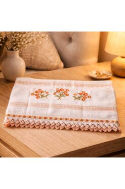 Metuche Accessories Çeyizlik, Bohçalık, Hediyelik İğne Oyalı Havlu