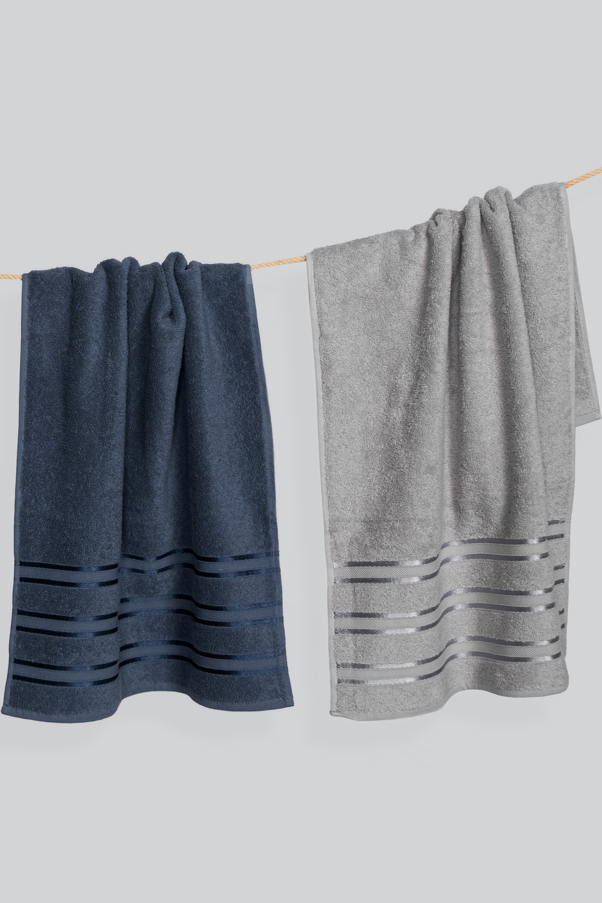 Coton Delux Pera 3'lü %100 Pamuk Havlu Seti | El, Yüz - Saç Havlusu | Çantalı, Çeyizlik, Hediyelik| 50x90 cm - Görsel 3