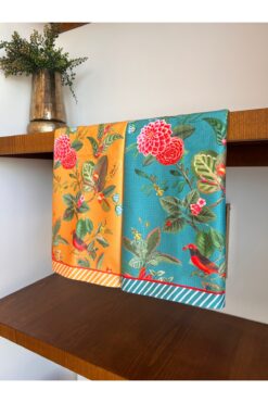 Lusso Gardenya Renkli Kuşlu Mutfak Havlusu