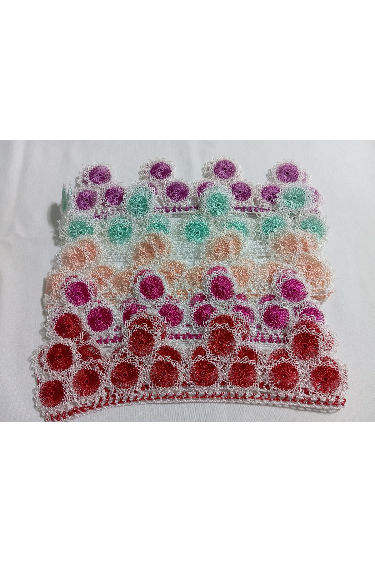 NUMİSTORE İğne oyası beşli havlu kenarı