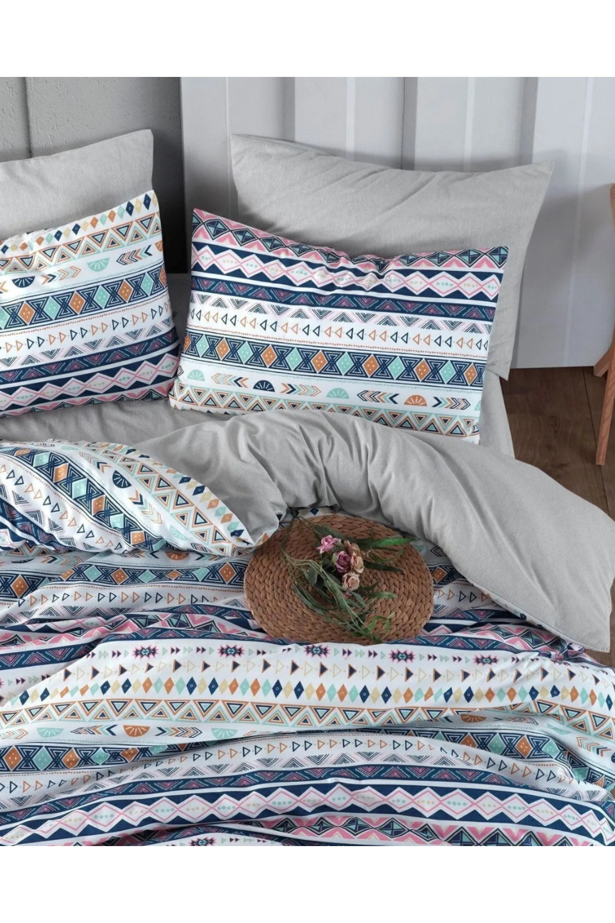 Sheri Home Sheri Basic Çift Kişilik 1 Adet Nevresim (YORGAN KILIFI)200 cm x 220 cm, Malzeme: %100 Pamuk. - Görsel 2