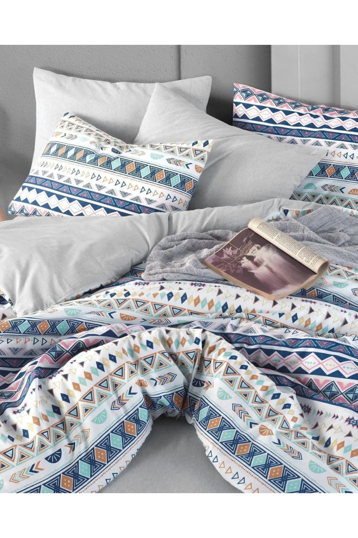 Sheri Home Sheri Basic Çift Kişilik 1 Adet Nevresim (YORGAN KILIFI)200 cm x 220 cm, Malzeme: %100 Pamuk. - Görsel 3