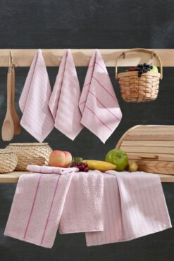 Casnack Seher 6'lı Mutfak ve El&Yüz Havlu Seti 30x50 cm