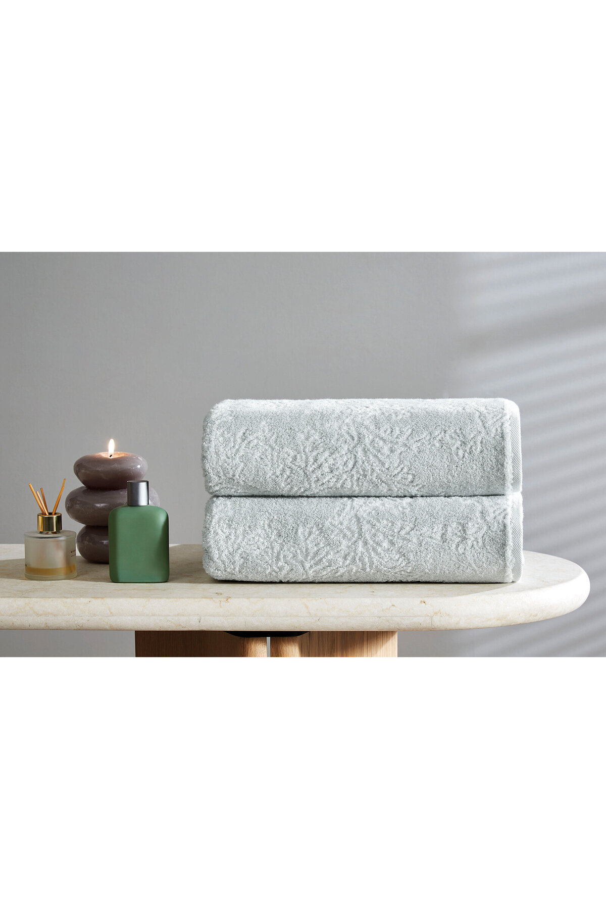 Özdilek Finery Kadife Banyo Havlusu 90x150 cm - Görsel 2