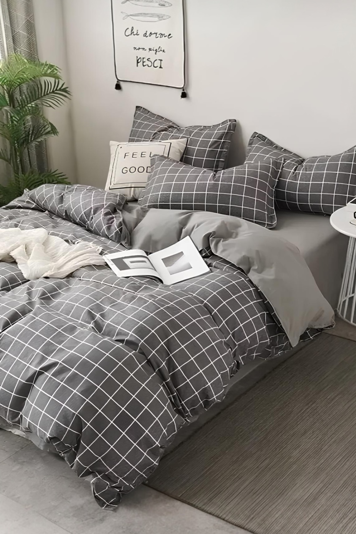 Rimo Home Tek Kişilik Nevresim Takımı Kareli