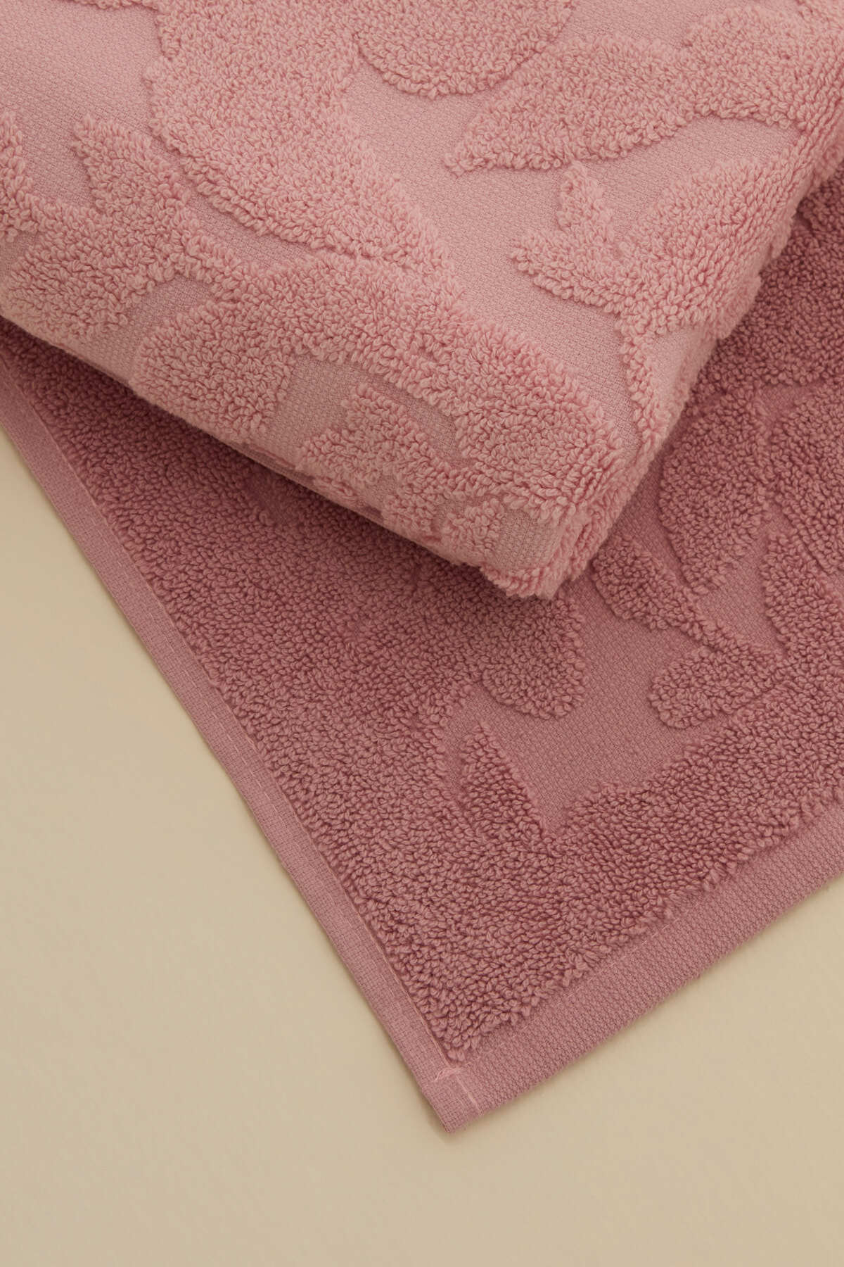 Kaşmir Home Julia Ayak Havlusu 2'li Pudra - Görsel 3