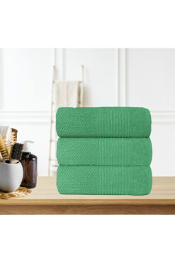 Lucy and Home 3lü Jakarlı El, Yüz ve Mutfak Havlusu 40x55cm