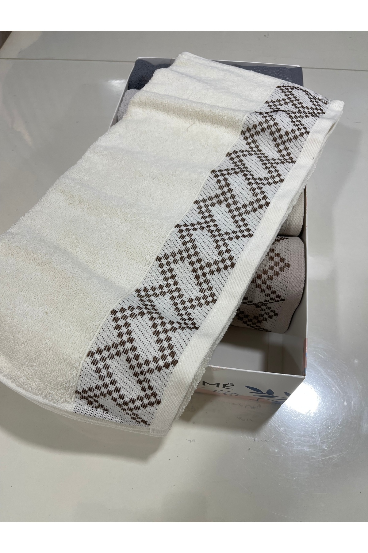 Çapa Home Jakarlı %100 Pamuk 6’lı El Havlu Seti - Görsel 3