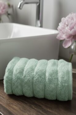 BAMİROSE 50X9O WAVE %100 MİCROCOTTON PAMUK DİAMOND HAVLU, EL HAVLUSU, YÜZ HAVLUSU, BAŞ HAVLUSU, ANTİALERJİK