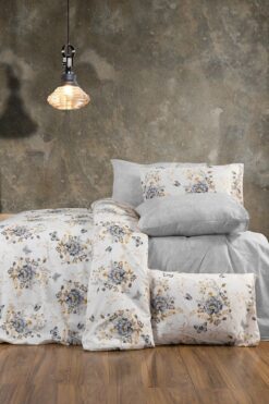 CANDAN ÇEYİZ Lastikli Çarşaflı Çift Kişilik Nevresim Takımı