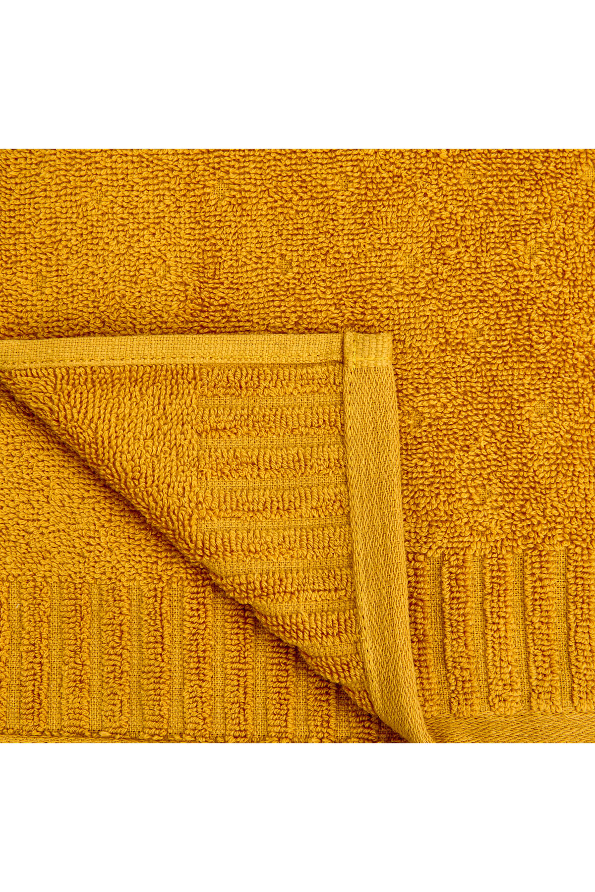 Evidea Soft Patte Yüz Havlusu - Hardal - 50x90 cm - Görsel 3