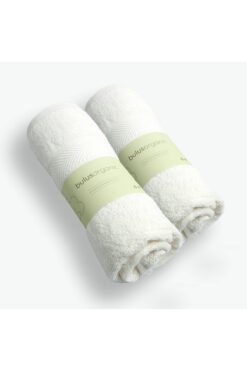Buluş Organik Buluş Organic 2'li %100 Organik Pamuk El Havlusu 50x100 cm, Yumuşak ve Emici