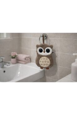 Havlum Baykuş figürlü el havlusu