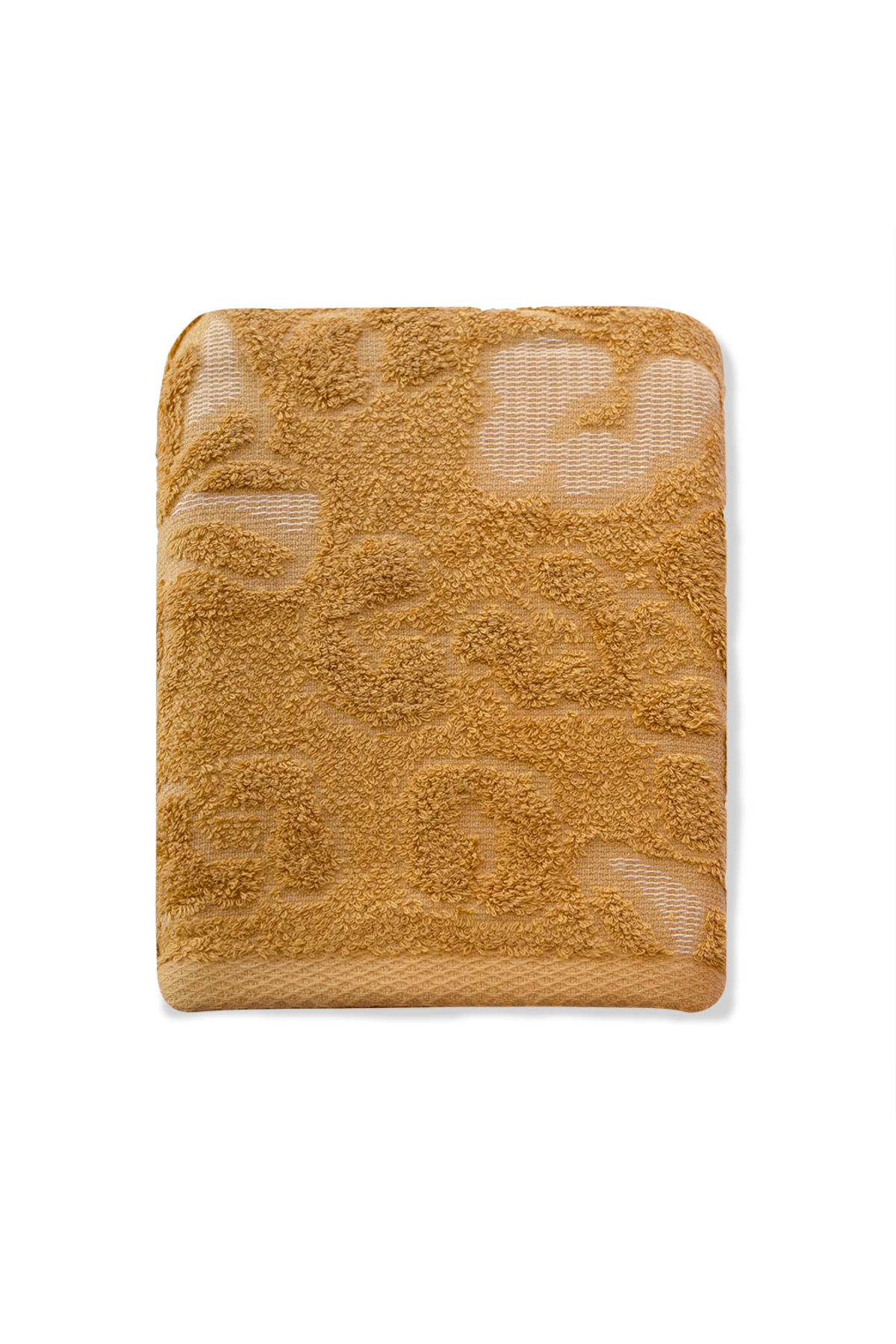 Altınbaşak Aron Bambu 2'li El Havlusu Seti 50 x 90 Hardal