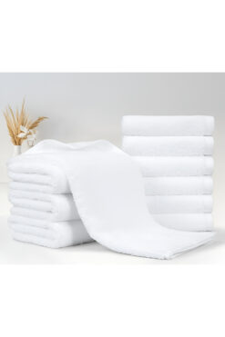 Durul Lüks El Yüz Otel Havlusu 6 Adet - 50x100 Cm - %100 Pamuk - Ağır Gramajlı
