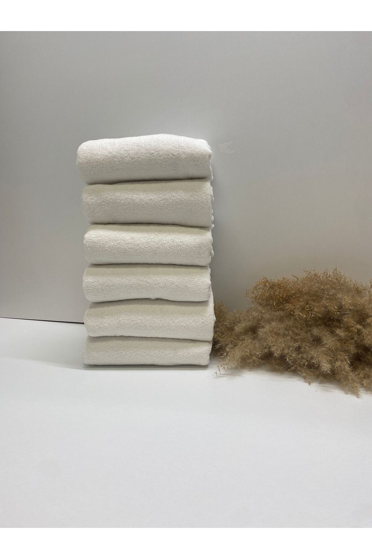 Durul Lüks El Yüz Otel Havlusu 6 Adet - 50x100 Cm - %100 Pamuk - Ağır Gramajlı - Görsel 3