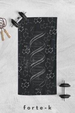 Fortek Home Dijital Baskılı Sporcu Havlusu Fitness Towel - 50x100 cm