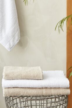Karaca Home Vinos 4 Parça Yüz/banyo Havlusu Hamam Seti Bej 200.22.04.0044