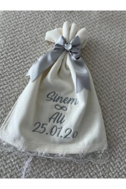 LE FANTASİA 1Adet - Nakışlı Konvoy Havlusu -Düğün Konvoy Havlusu -50X30CM (Sipariş Sonrası İsmi Mesaj Atınız!)