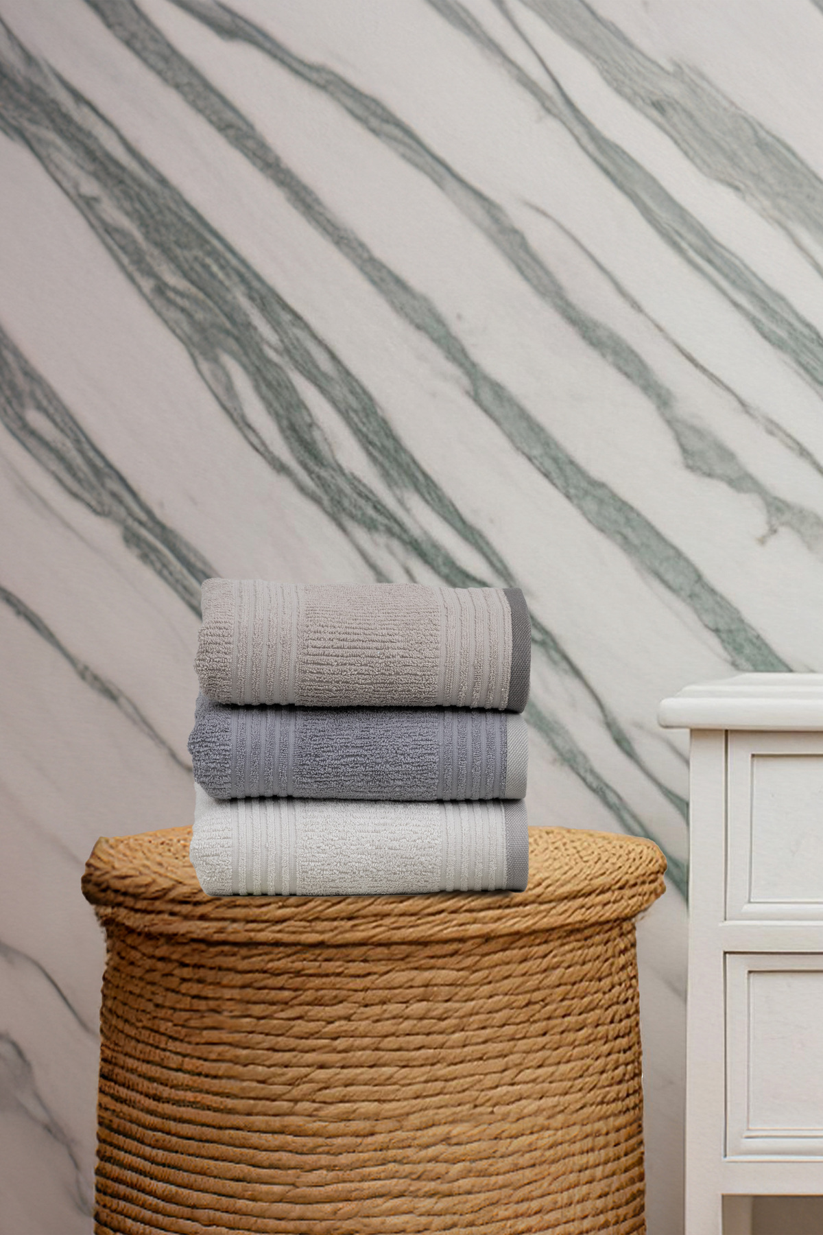 Altınbaşak Wanda Asorti %100 Pamuk 4'lü El Havlusu - Görsel 2