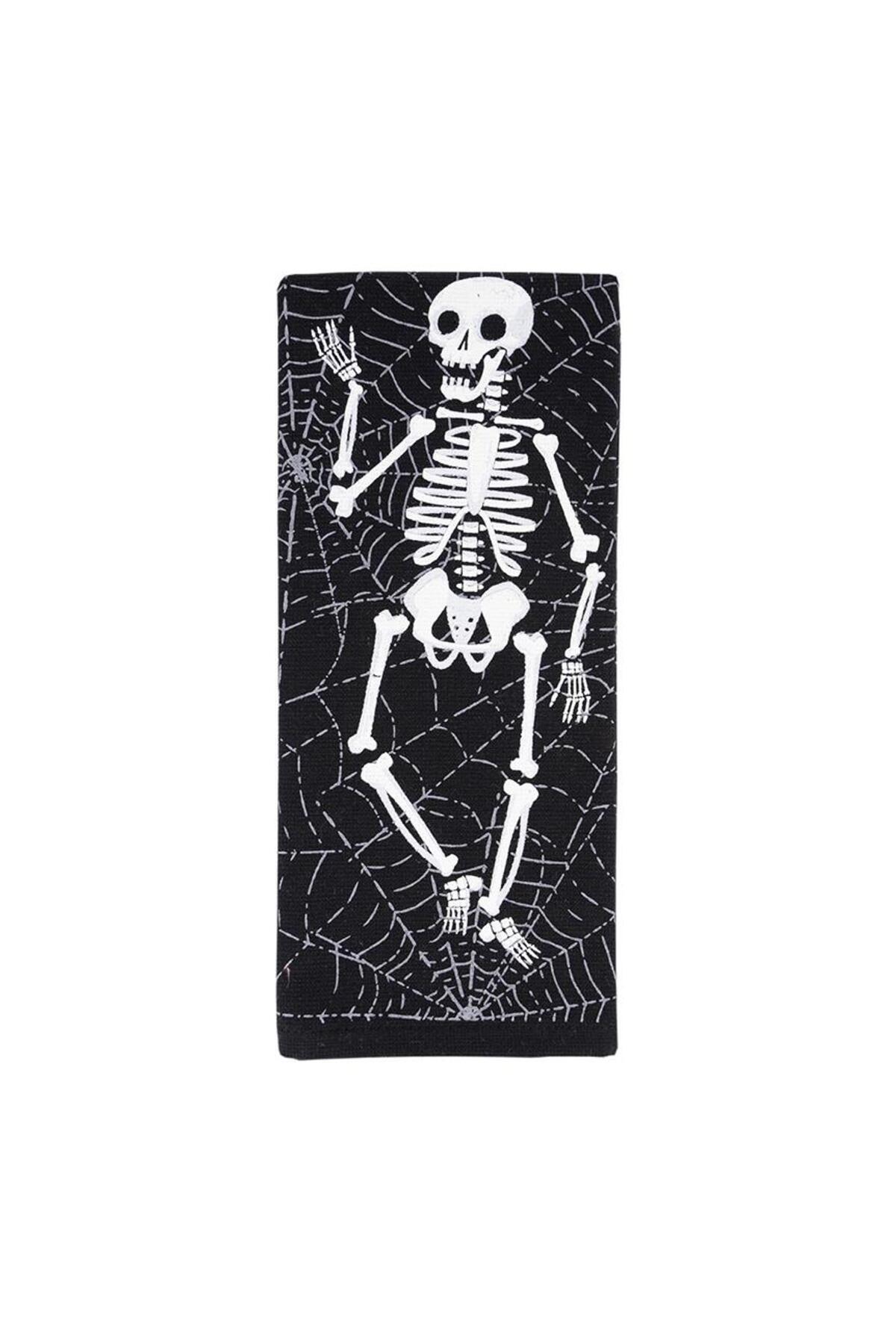 Baveno %100 Pamuk İkili 40x66 cm Halloween Desenli El & Yüz Havlu Seti Baveno